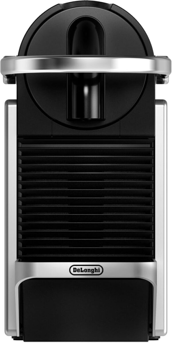 De'Longhi Nespresso Pixie EN127.S, Fully Automatic Coffee Machine, One-Button Coffee Machine with Multi-Function, Welcome Set Included, Compact Design, 19 Bar Pressure, 1260W, Silver - Image 6
