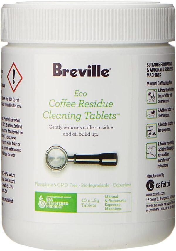 Breville Eco Coffee Residue Cleaning Tablets (40 Pack), BES013CLR - Image 5