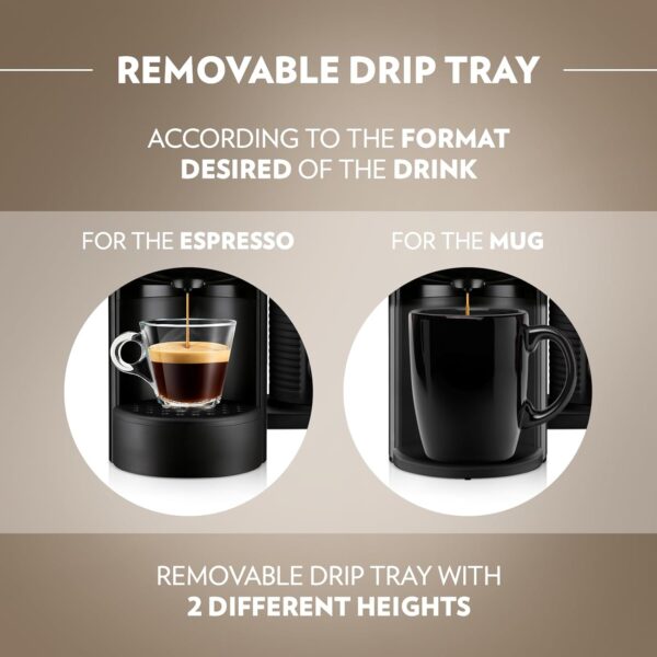 Lavazza, A Modo Mio Jolie & Milk Coffee Machine, Coffee Capsule Machine with Integrated Milk Frother and Removable Grid, Compatible with A Modo Mio Coffee Pods, 1250 W, 220–240 V, 50–60 Hz, White - Image 5
