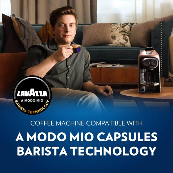 Lavazza, A Modo Mio Jolie & Milk Coffee Machine, Coffee Capsule Machine with Integrated Milk Frother and Removable Grid, Compatible with A Modo Mio Coffee Pods, 1250 W, 220–240 V, 50–60 Hz, White - Image 8
