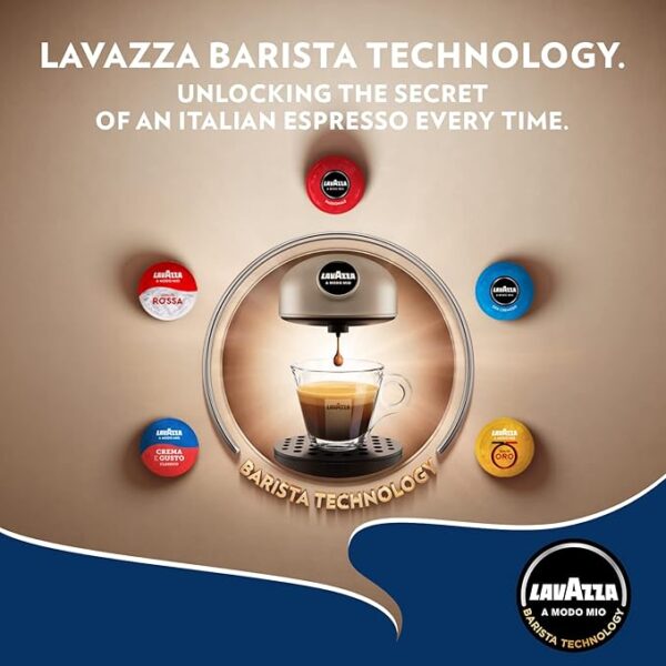Lavazza, A Modo Mio Jolie & Milk Coffee Machine, Coffee Capsule Machine with Integrated Milk Frother and Removable Grid, Compatible with A Modo Mio Coffee Pods, 1250 W, 220–240 V, 50–60 Hz, White - Image 10