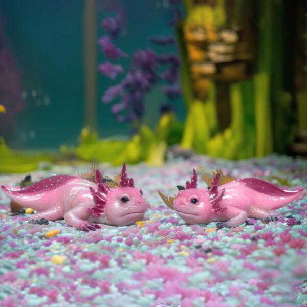 Let's Resin Large Axolotl Resin Molds Silicone, 3D Detailed Animal Silicone Molds, Flexible Effortless Demoldable Epoxy Resin Molds, Thickened Deep Epoxy Molds for Art Crafts, Gift, and Home Decor - Image 2