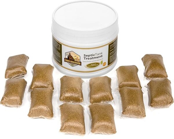 Septic Tank Treatment - 1 Year Supply of Dissolvable Easy Flush Live Bacteria Packets (12 Count) - Best Way to Prevent Expensive Sewage Backups - MADE IN USA - Image 4