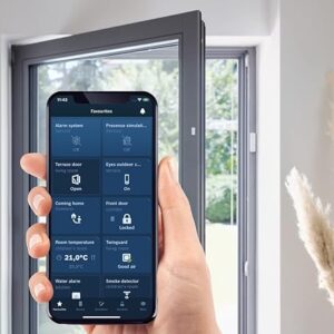 Bosch Smart Home Door/Window Contact II, Smart Sensor for Energy Efficient Heating, Compatible with Amazon Alexa, Google Assistant, Apple HomeKit, White