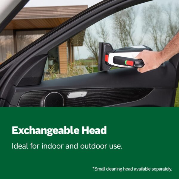 Bosch 3.6V Cordless Window & Glass Cleaner Vacuum 266 mm Streak Free with Spray Applicator & Microfibre Cloth (GlassVAC Solo Plus)